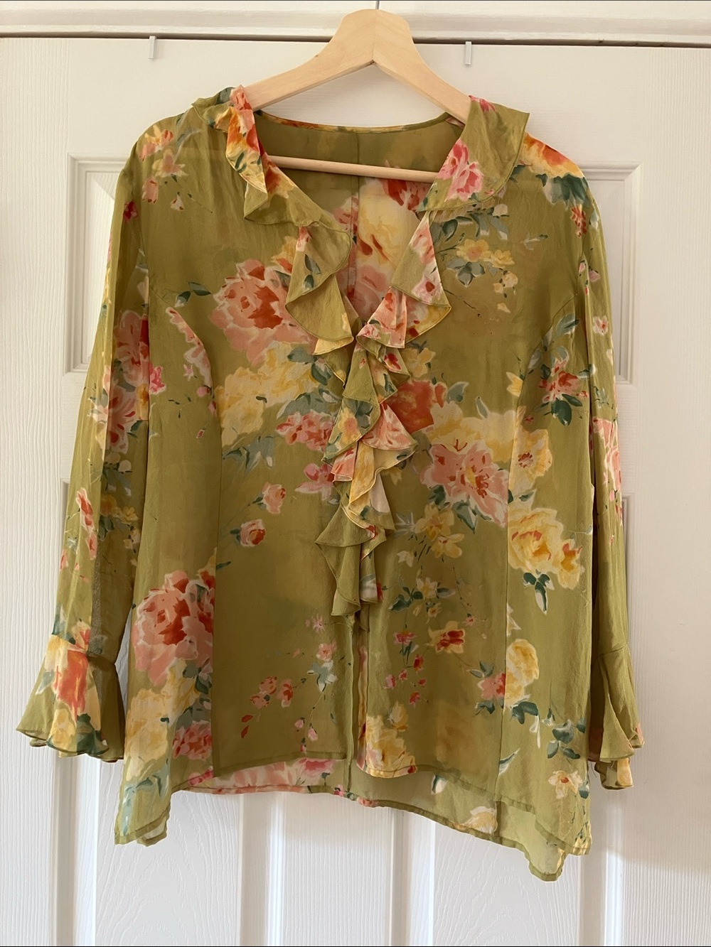 Floral Poet Silk Blouse
